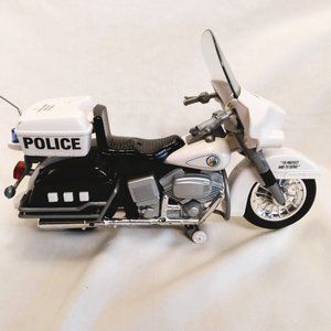 Vintage Funrise-1992 Metro Police Motorcycle 208-Real Voice, Sounds & Lights